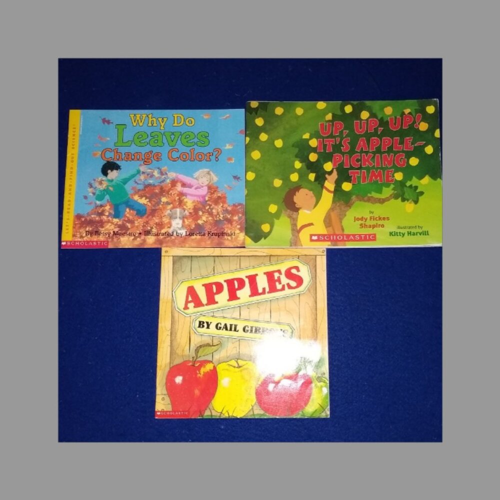 Why do Leaves change Colors? + Apples + Up, up, up it's Apple Picking Time